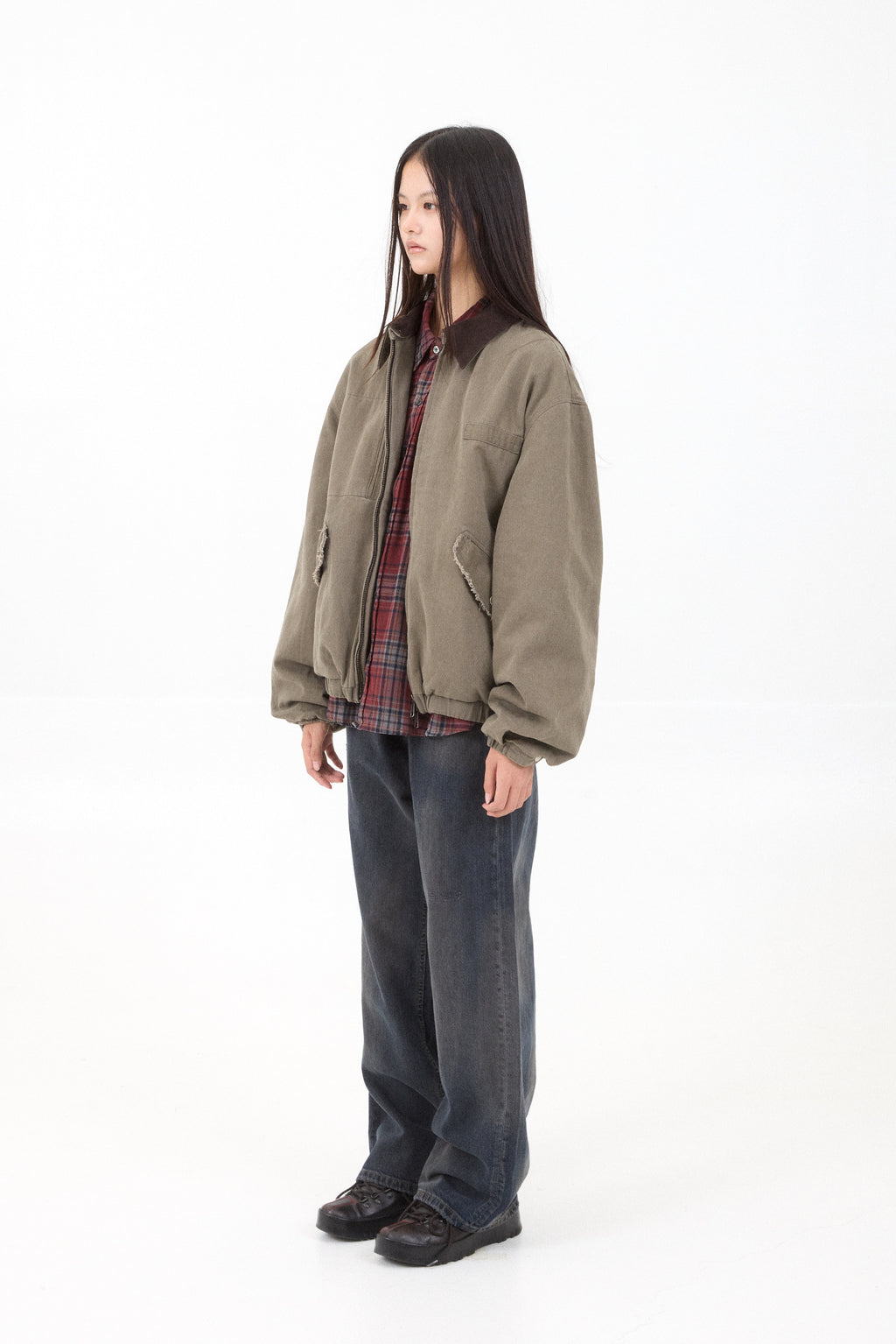Hatchingroom - Detachable Flight Jacket (Olive) product image 7 | TRAB K-Fashion Australia