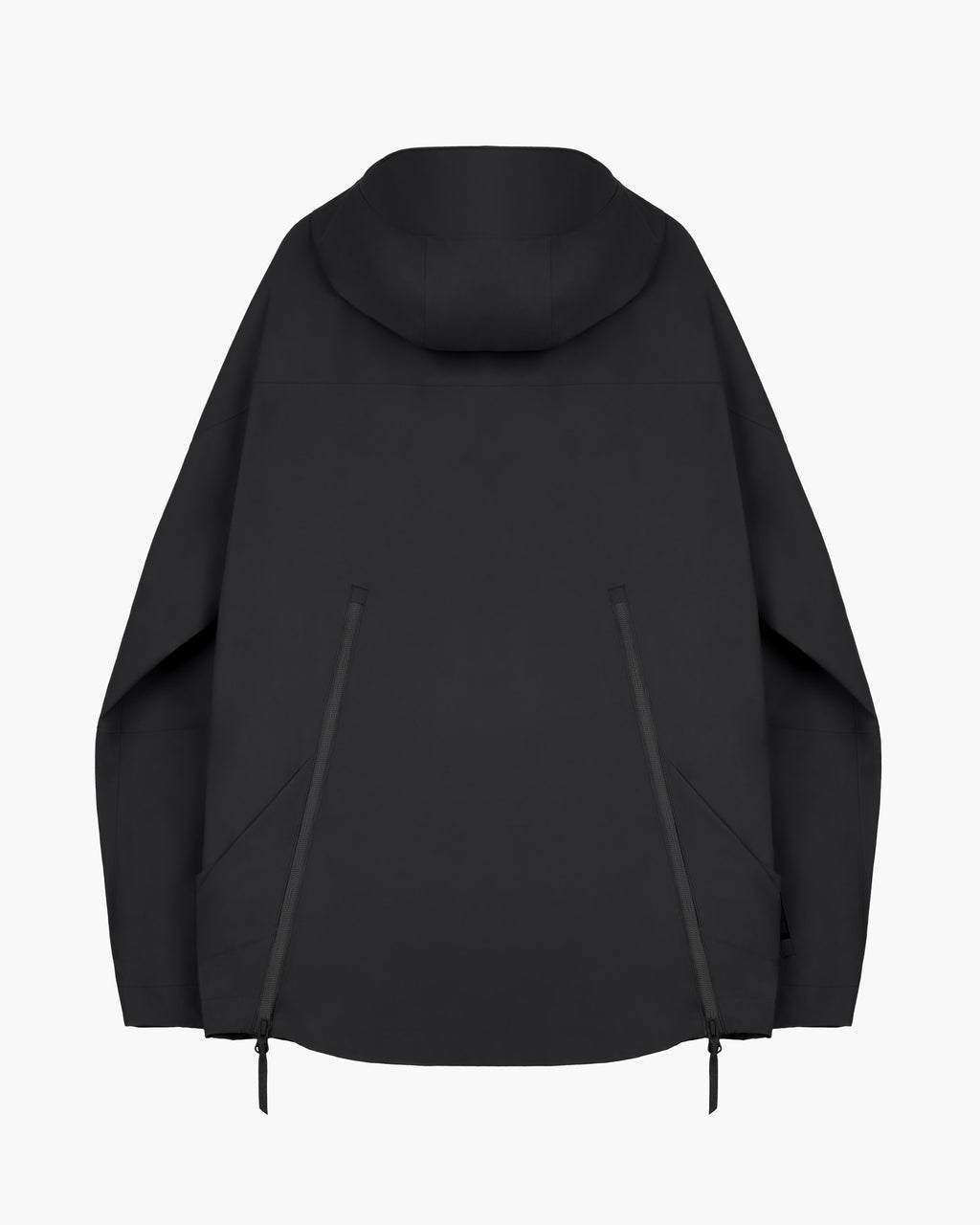 Jiyong Kim - Gore-Tex Draped Windbreaker (Black) product image 10 | TRAB K-Fashion Australia