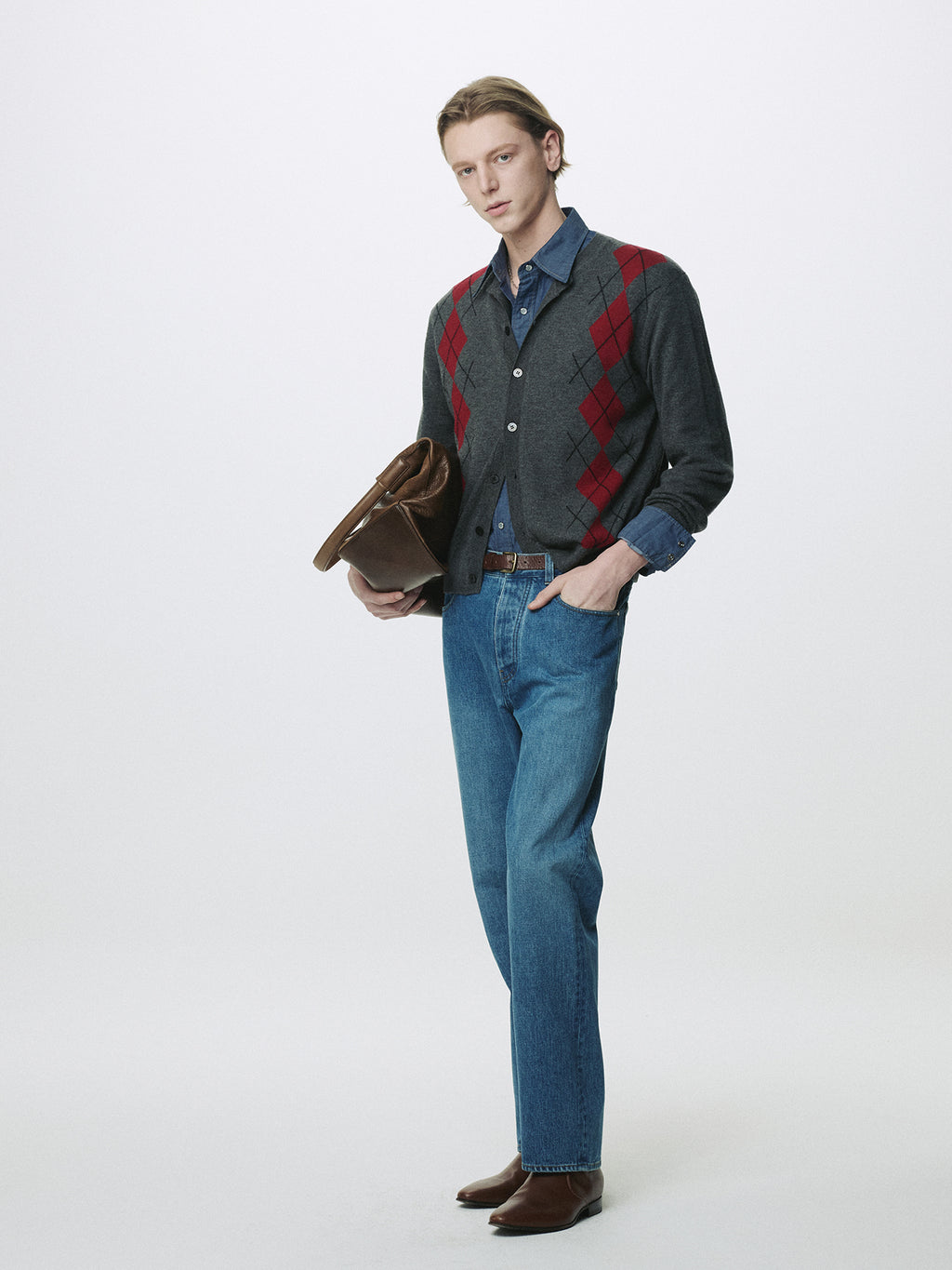 Tonywack - Tailored Denim Jeans (Mid Blue) product image 7 | TRAB K-Fashion Australia