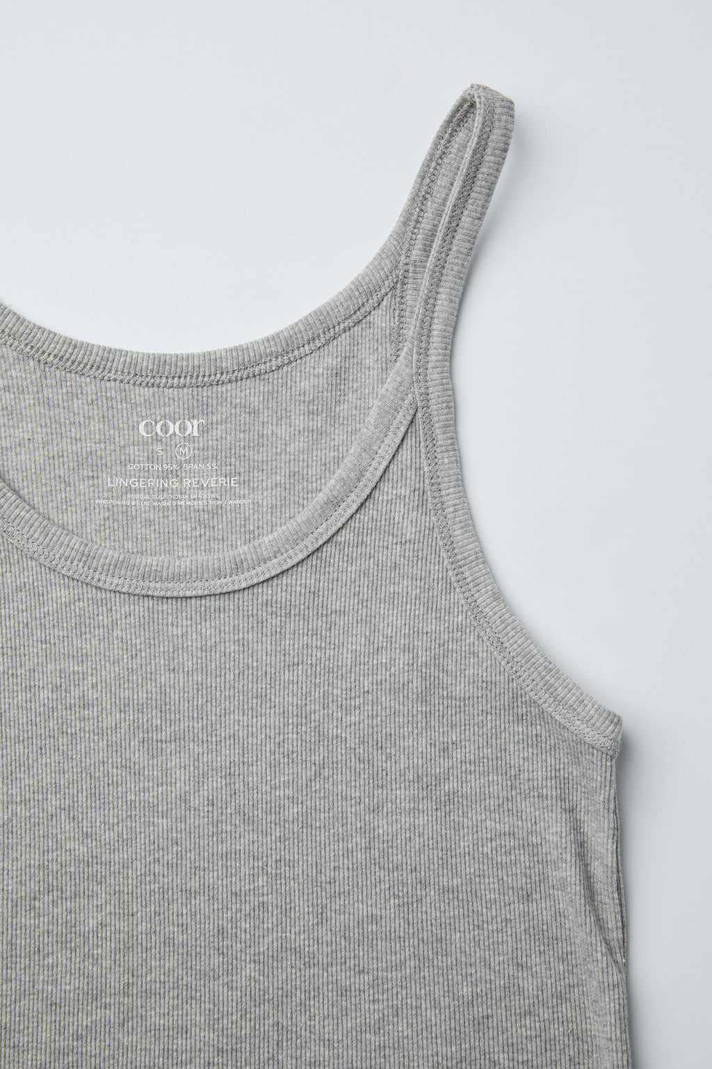 Coor - Double Cut-Off Sleeveless (Melange Gray) product image 5 | TRAB K-Fashion Australia