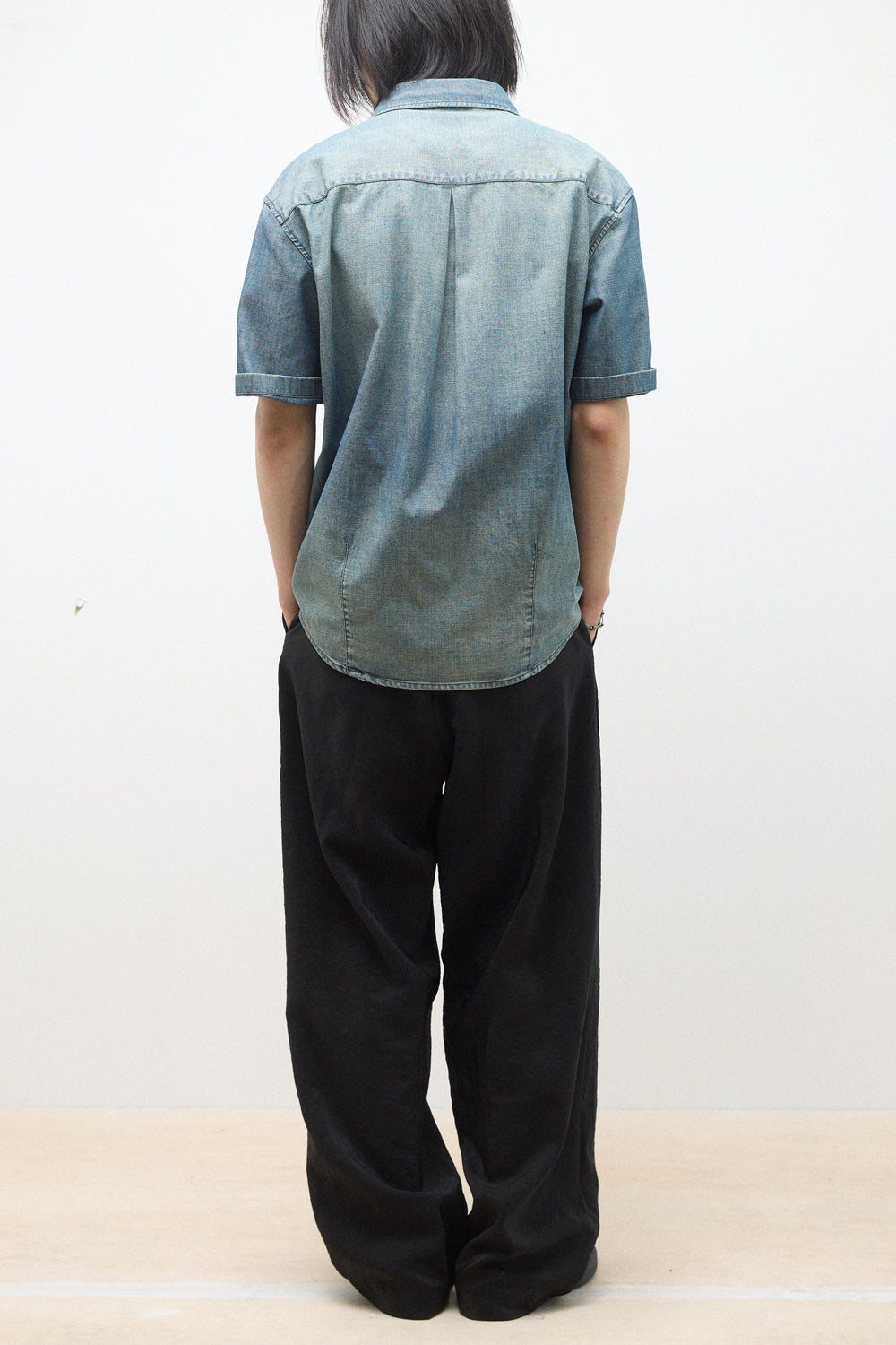 Hatchingroom - Vented Shirt Chambray (Blue) product image 13 | TRAB K-Fashion Australia