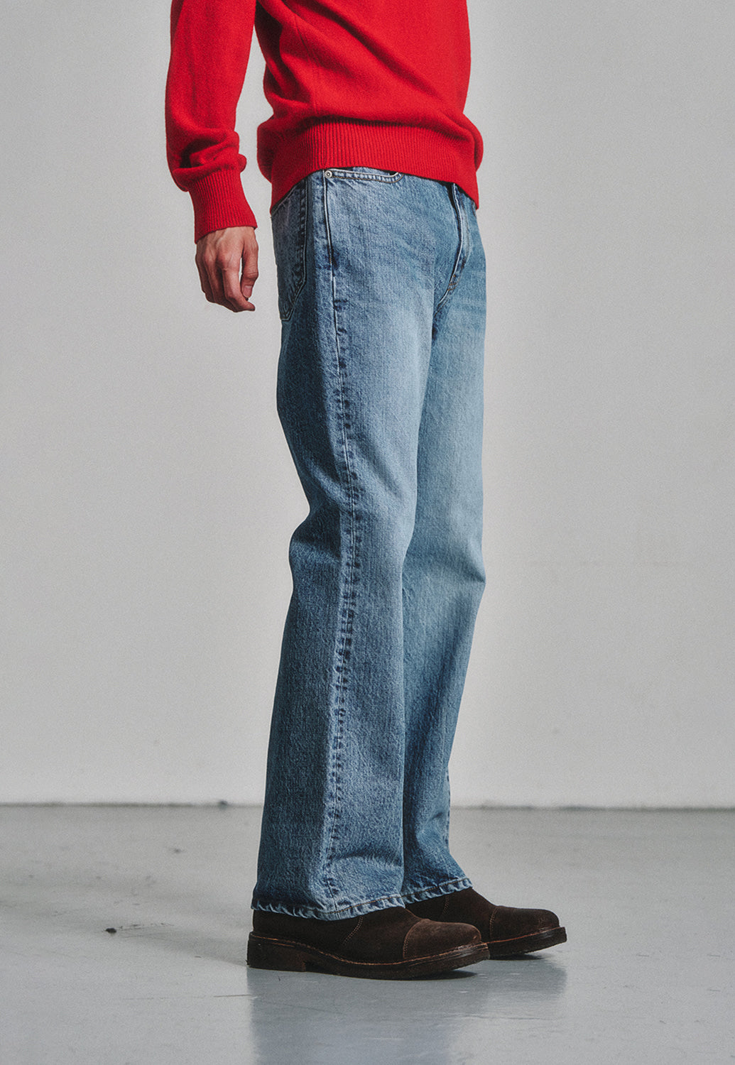 Art if acts - Regular Flare Jeans (Light Indigo) product image 5 | TRAB K-Fashion Australia