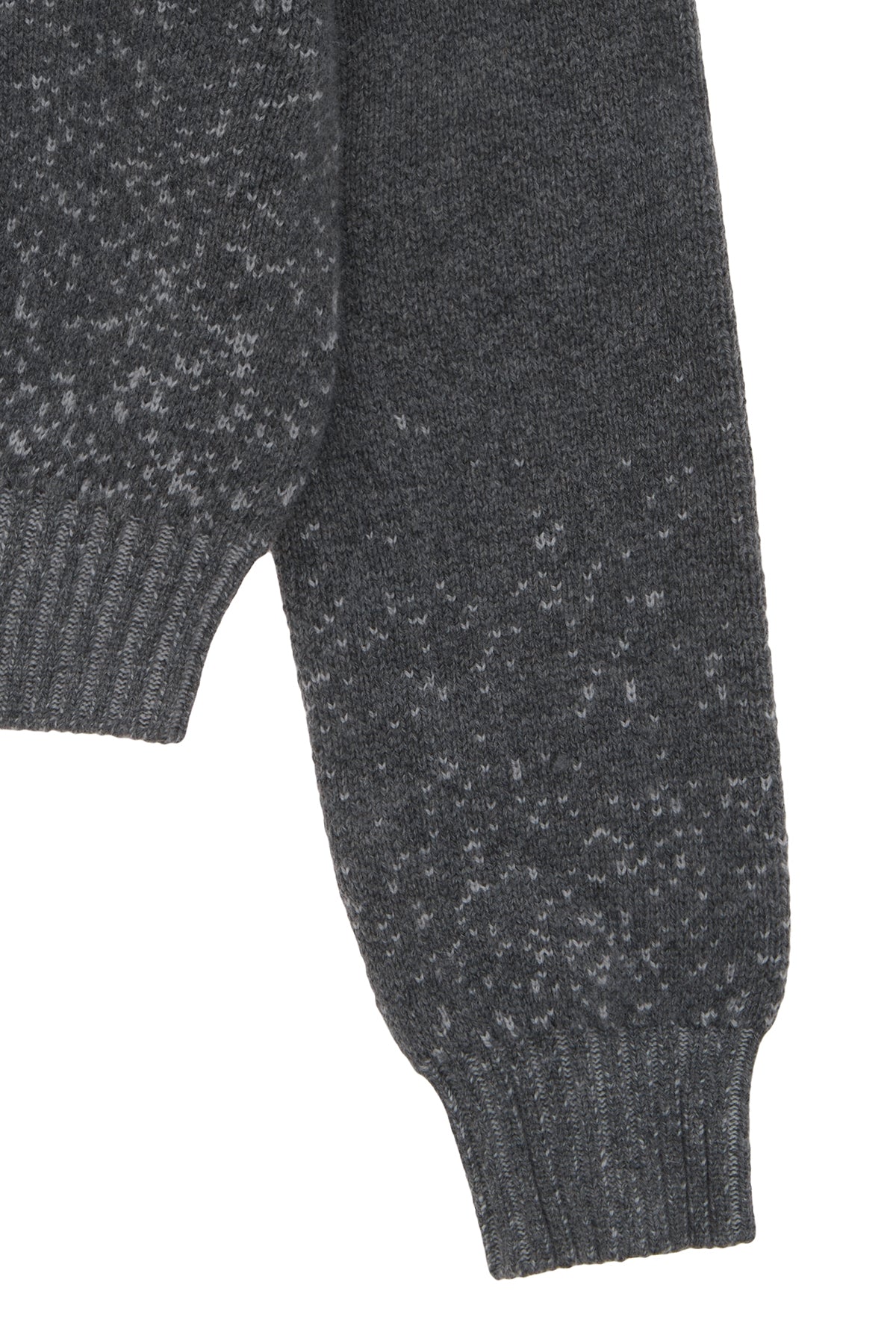 Matin Kim - Boat Neck Two Tone Knit Pullover (Grey) product image 4 | TRAB K-Fashion Australia