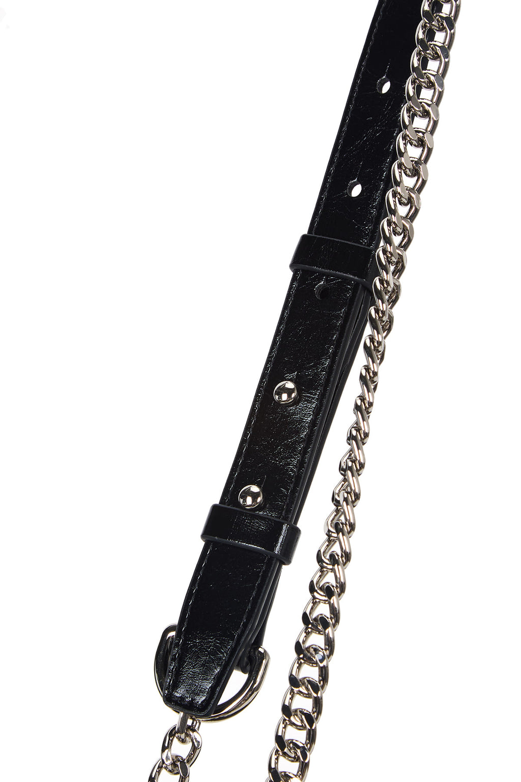 Matin Kim - Glossy Quilting Medium Chain Bag (Black) product image 4 | TRAB K-Fashion Australia