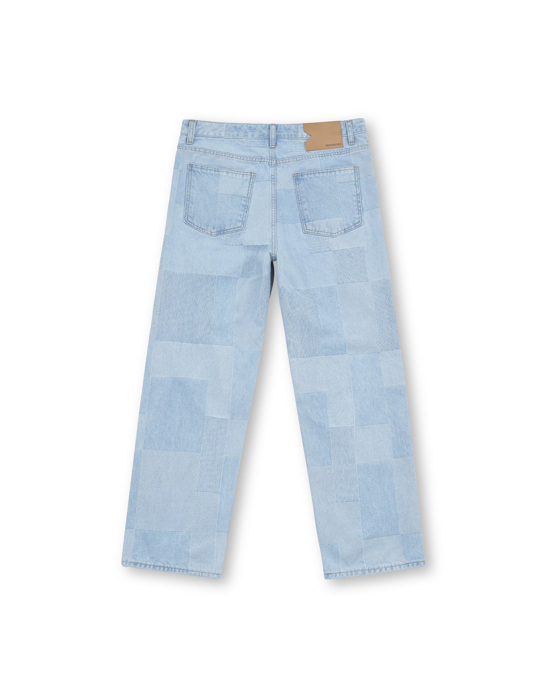 Brownyard - Regular Denim (Patch Work Light Blue) product image 4 | TRAB K-Fashion Australia