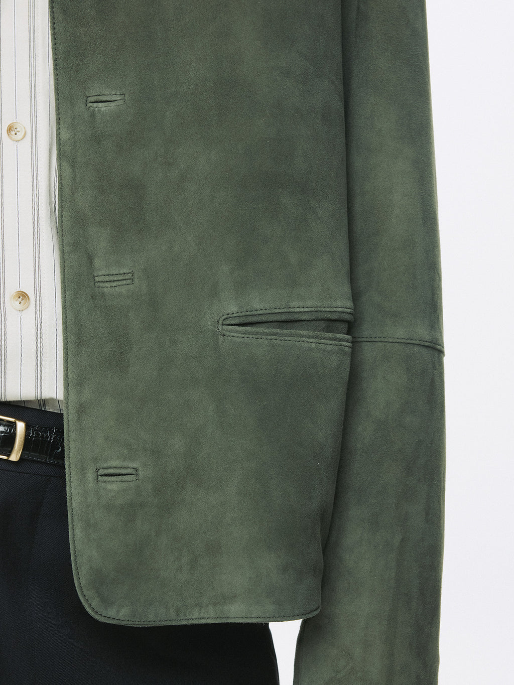 Tonywack - Goat Suede Chore Jacket (Faded Green) product image 10 | TRAB K-Fashion Australia