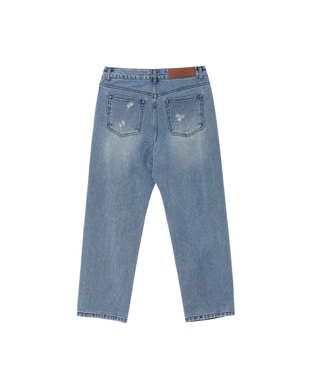 Kimhe Kim - Pearl Embellished Destroyed Jeans (Sky Blue) product image 7 | TRAB K-Fashion Australia
