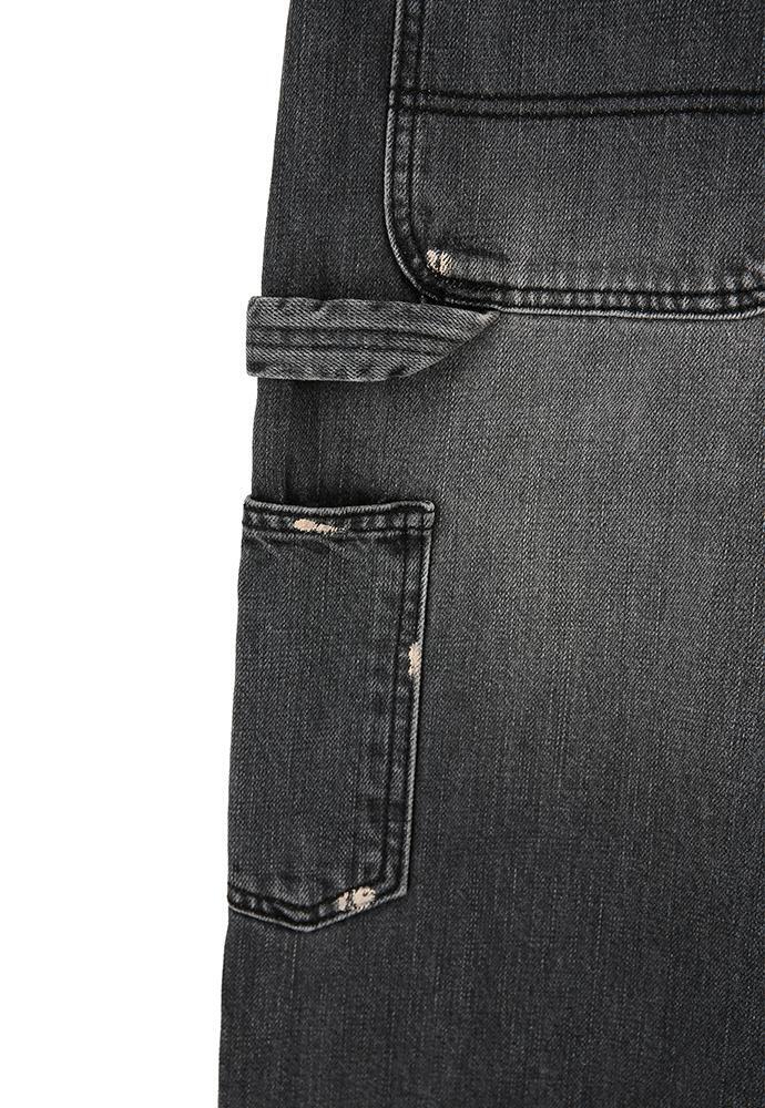 Art if acts - Oil Washed Denim Carpenter Pants (Used Black) product image 15 | TRAB K-Fashion Australia
