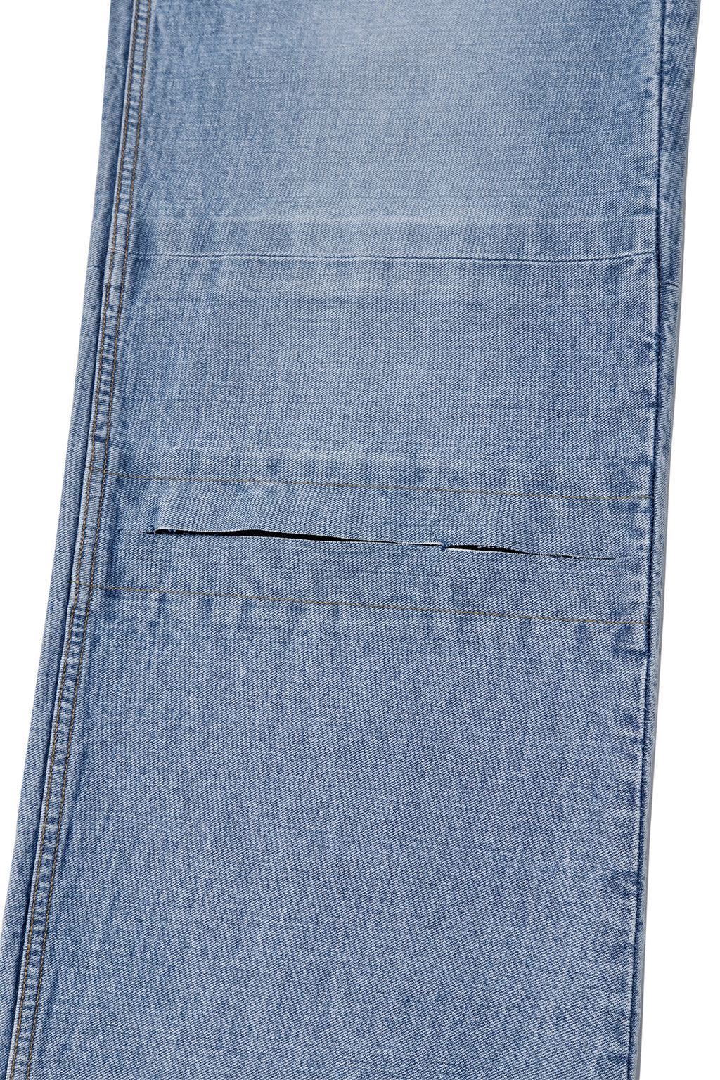 Matin Kim - Unbalance Cut Point Denim Pants (Blue) product image 4 | TRAB K-Fashion Australia