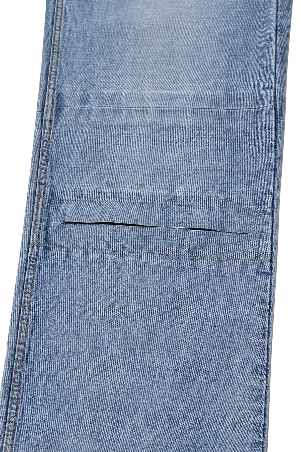 Matin Kim - Unbalance Cut Point Denim Pants (Blue) product image 4 | TRAB K-Fashion Australia