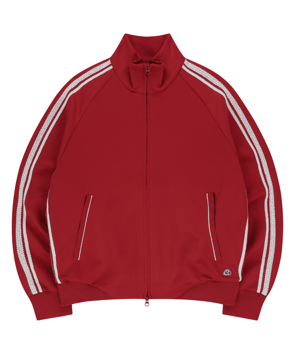 Coyseio - Lace Track Jacket (Red) product image 13 | TRAB K-Fashion Australia