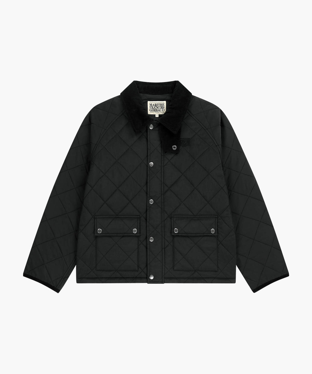 Marithe & Francois Girbaud - Corduroy Collar Quilted Jacket (Black) product image 6 | TRAB K-Fashion Australia