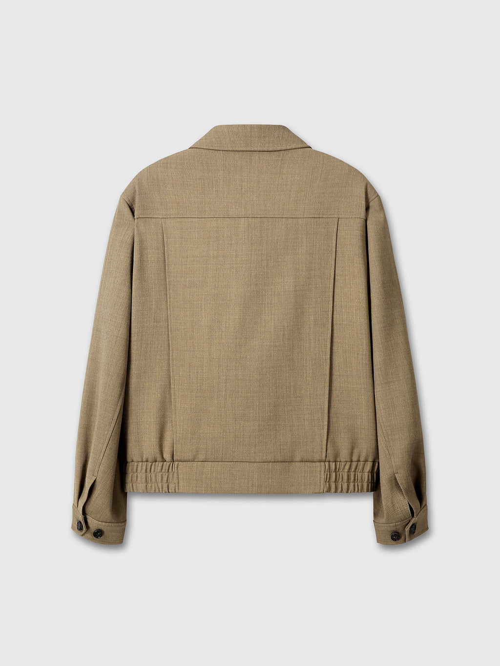 Tonywack - Melange Wool Oversized Blouson (Melange Camel) product image 11 | TRAB K-Fashion Australia