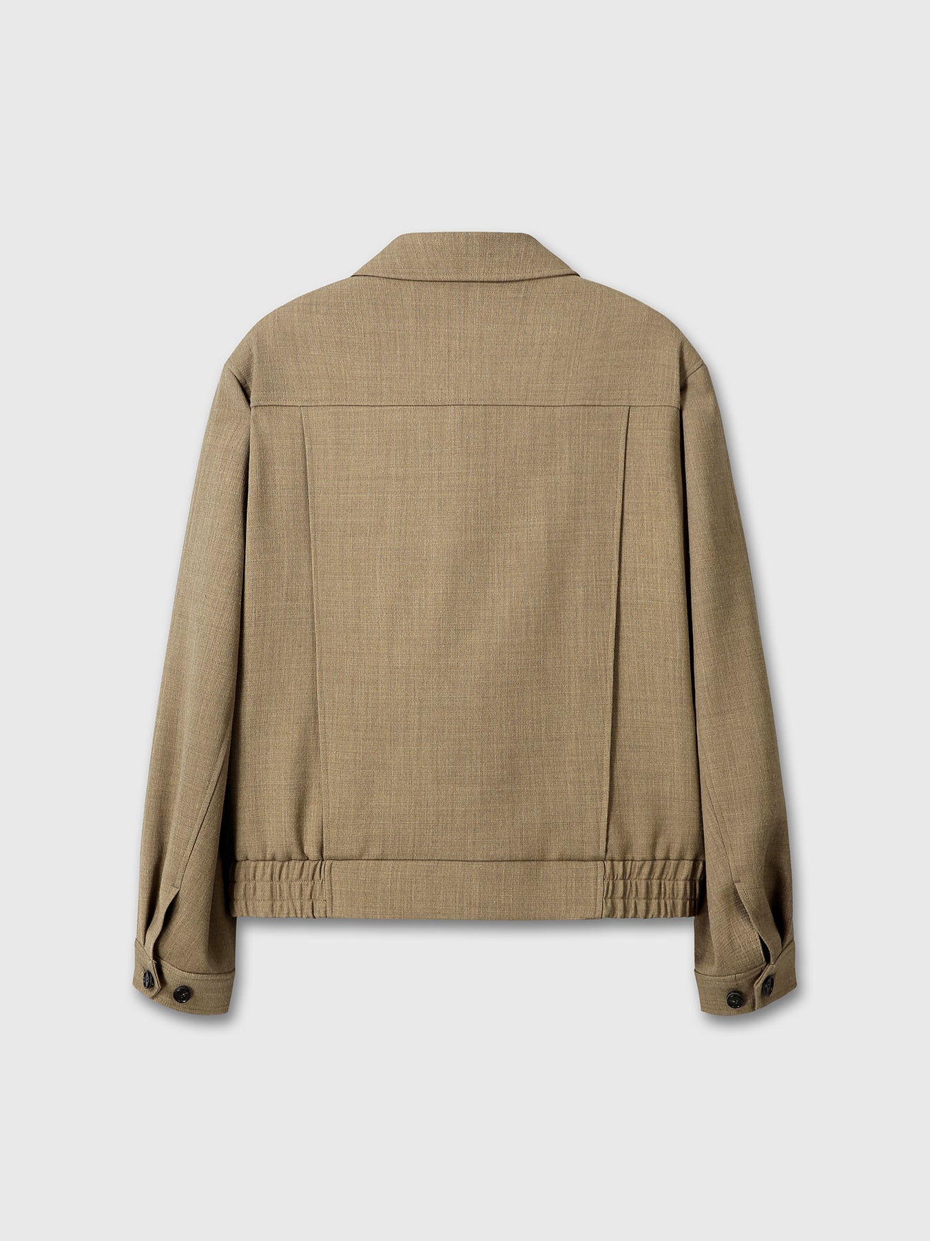 Tonywack - Melange Wool Oversized Blouson (Melange Camel) product image 11 | TRAB K-Fashion Australia