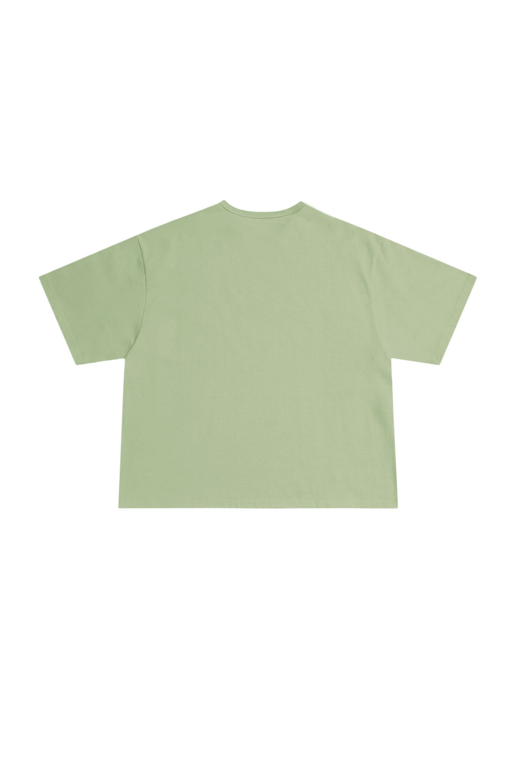 STU - Overlap Crop T-shirt (Green) product image 10 | TRAB K-Fashion Australia
