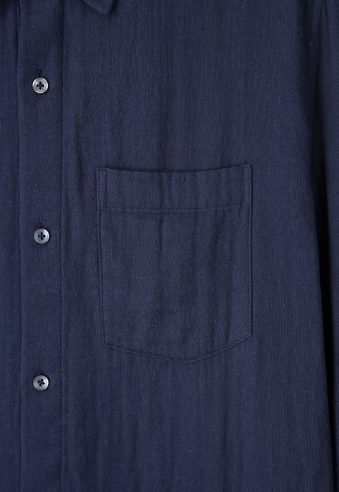 Art if acts - Washed Gauze Shirt (Navy) product image 10 | TRAB K-Fashion Australia