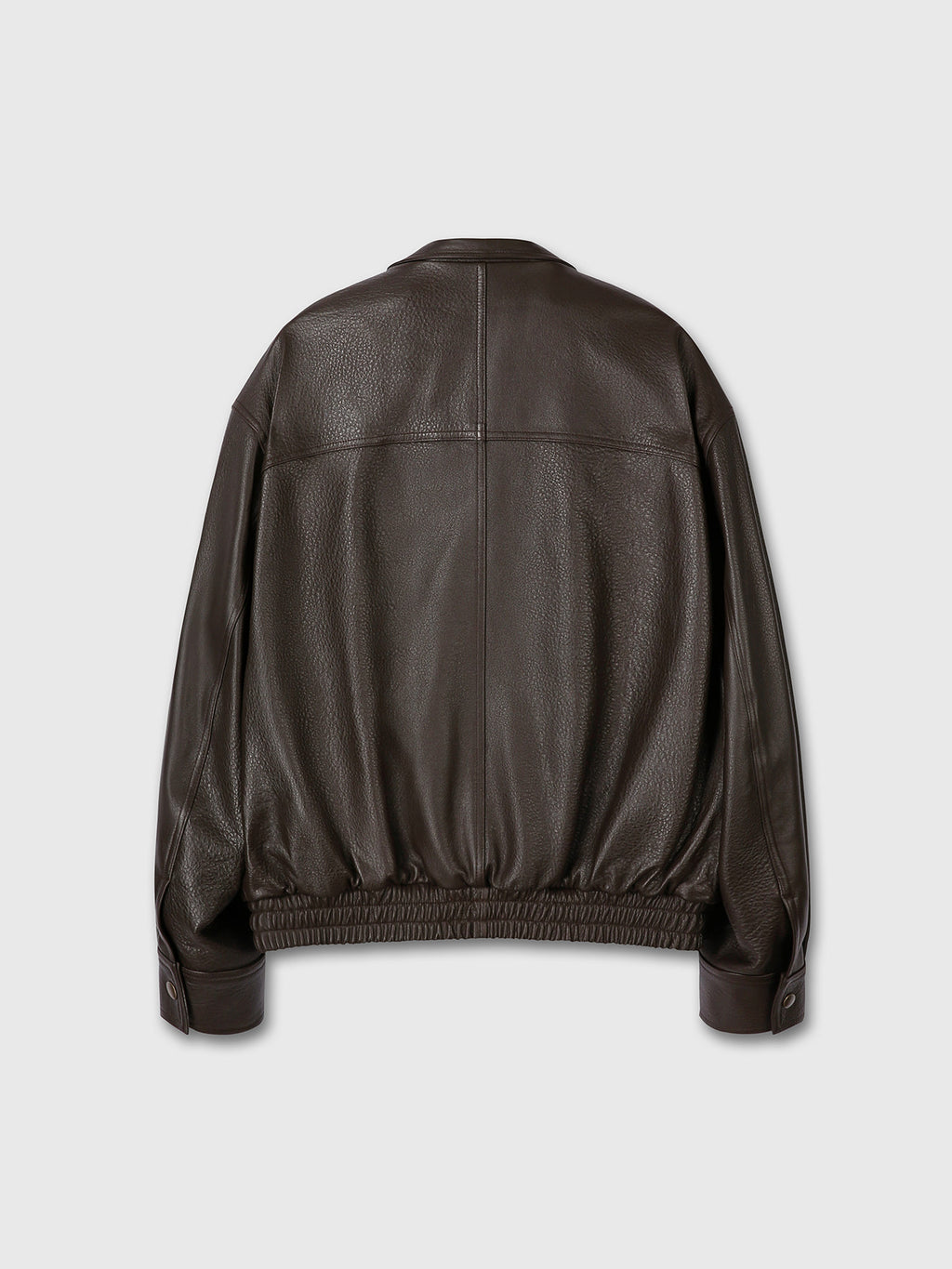 Tonywack - Lamb Leather Bomber Jacket (Dark Brown) product image 13 | TRAB K-Fashion Australia