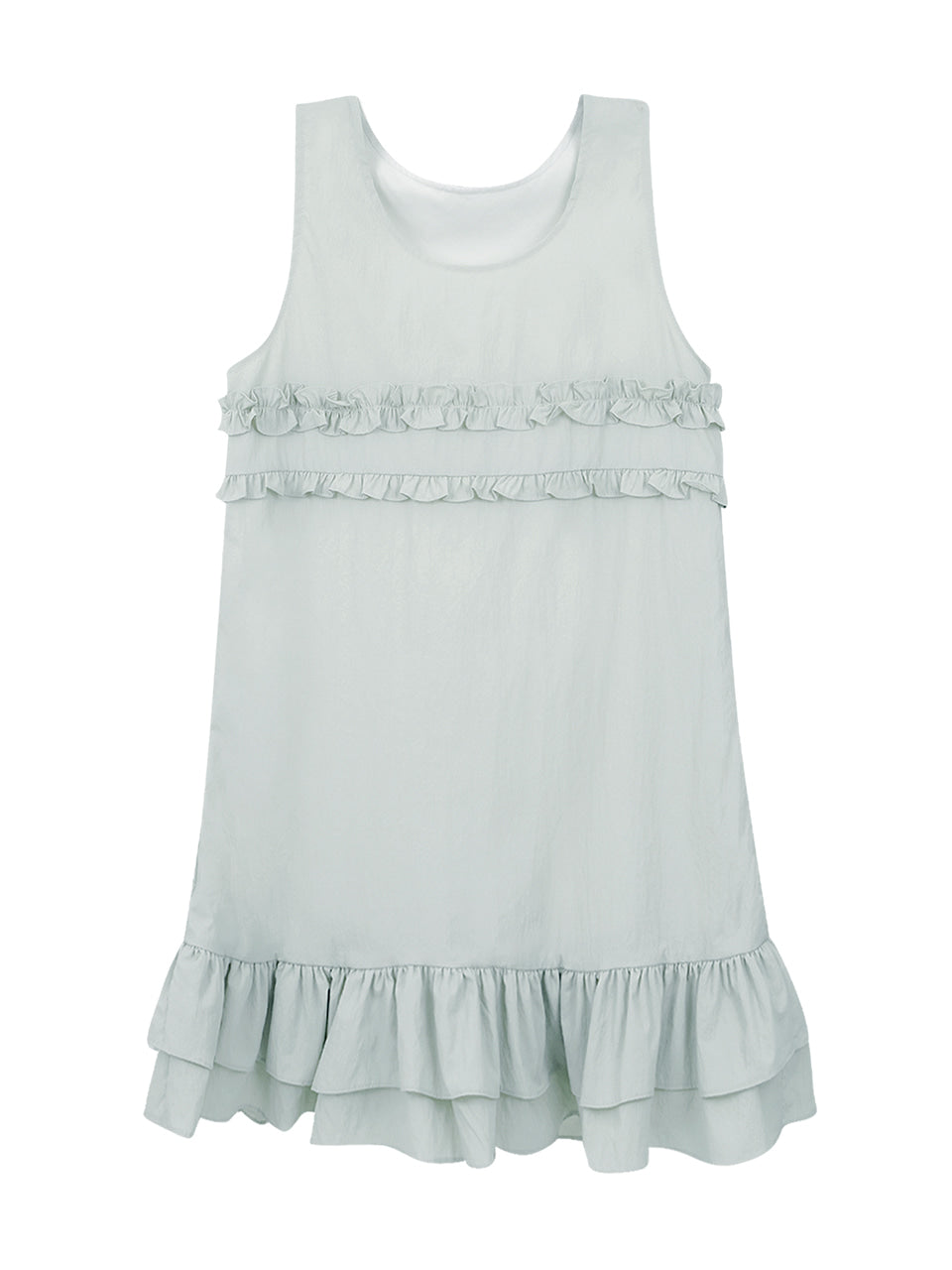 Margarin Fingers - Mixed Frill Mini One Piece (Light Blue) product image 2 | TRAB K-Fashion Australia