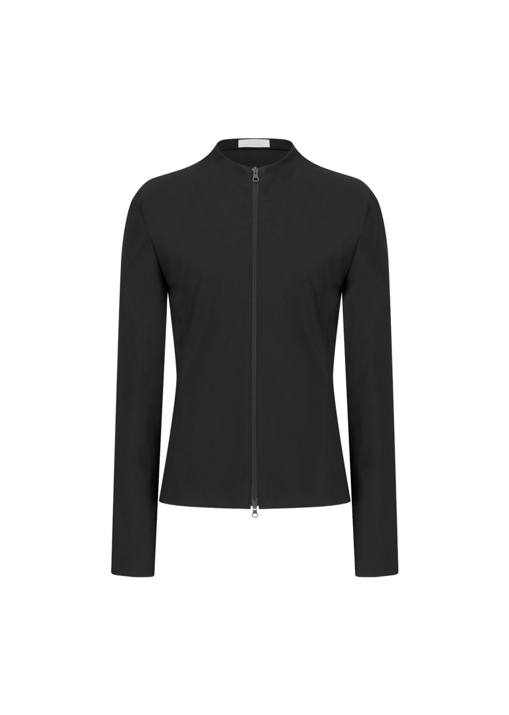 Amomento - Slim Fit Zip Up Jumper (Black) product image 5 | TRAB K-Fashion Australia