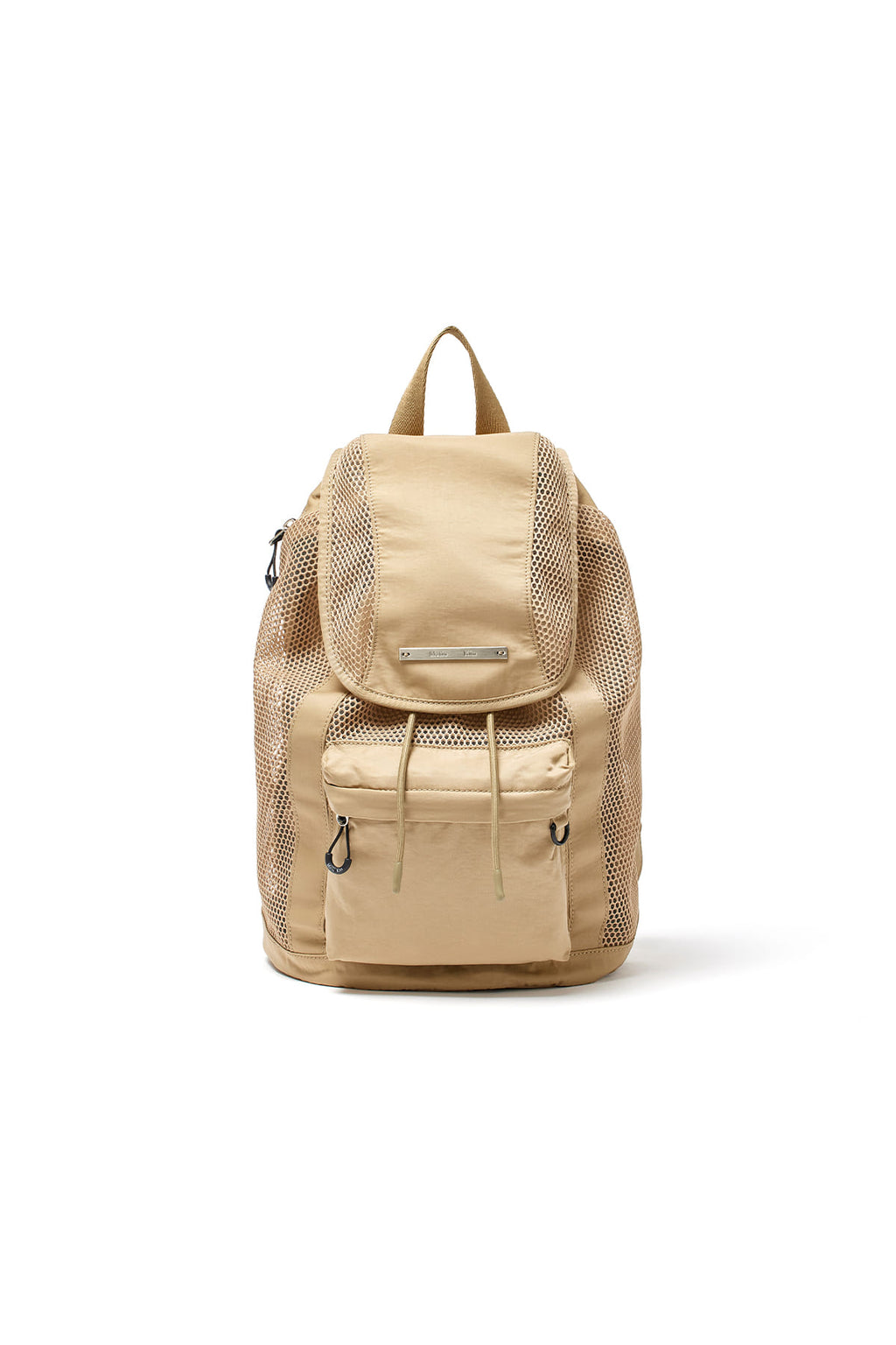 Matin Kim - One Pocket Mesh Back Pack (Dark Beige) product image 2 | TRAB K-Fashion Australia
