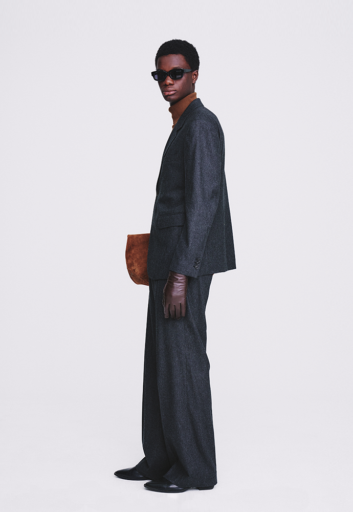 Tonywack - Wool And Cashmere Tailored Blazer (Charcoal) product image 2 | TRAB K-Fashion Australia