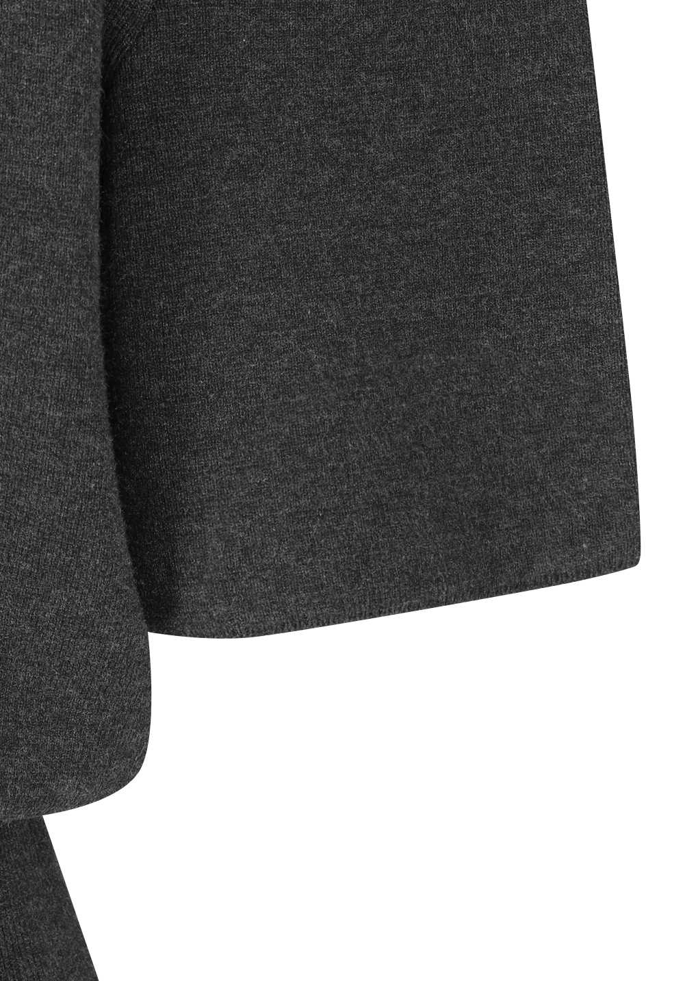 Amomento - Rounded half knit top (Charcoal) product image 11 | TRAB K-Fashion Australia