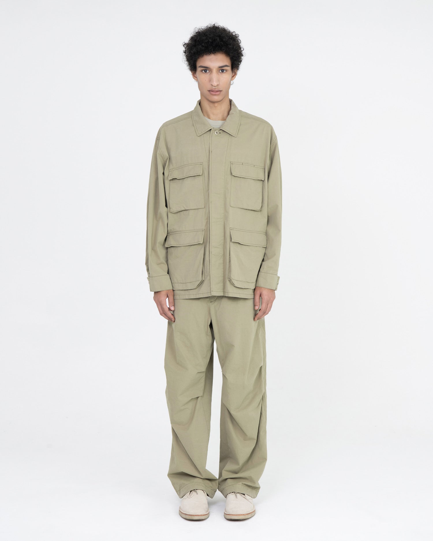 Brownyard - Washed Bdu Jacket (Dark Beige) product image 2 | TRAB K-Fashion Australia