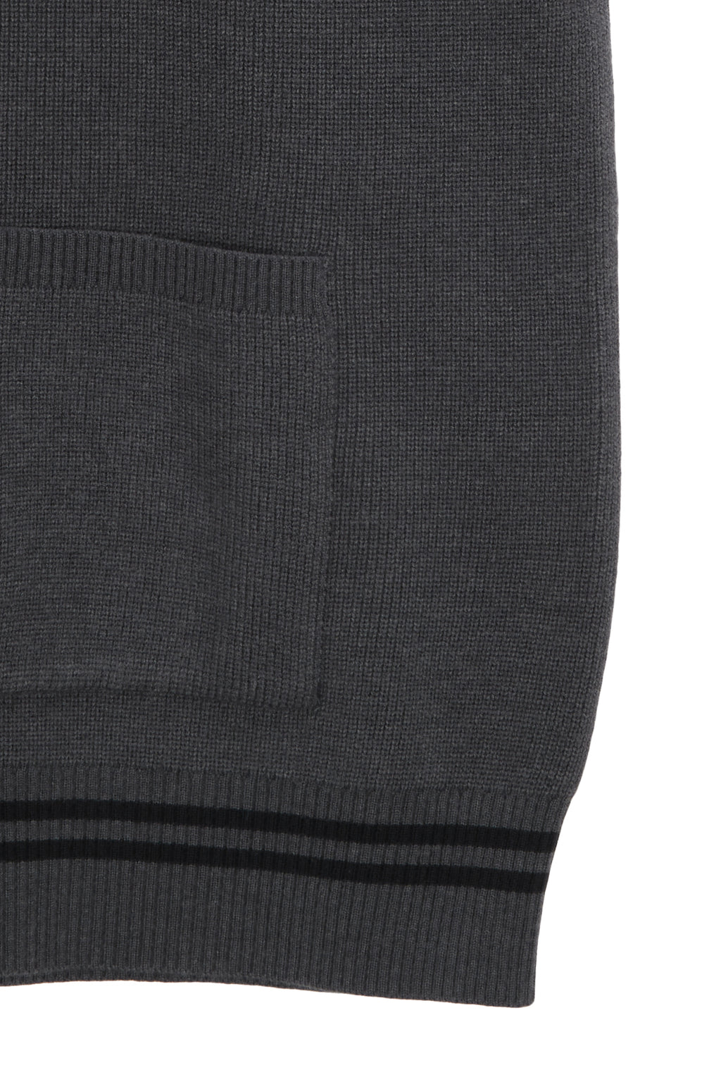 Matin Kim - Hoody Logo Knit Vest (Charcoal) product image 4 | TRAB K-Fashion Australia