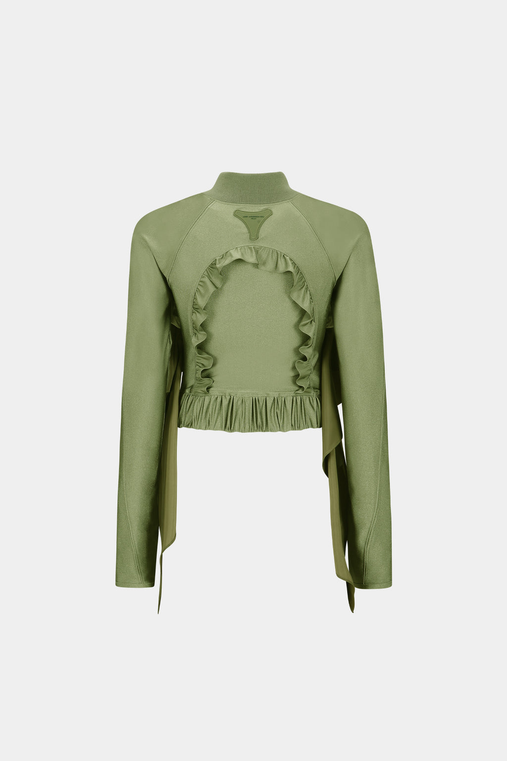 Andersson Bell - Riley Ruffle Tight Zip Up (Khaki) product image 9 | TRAB K-Fashion Australia