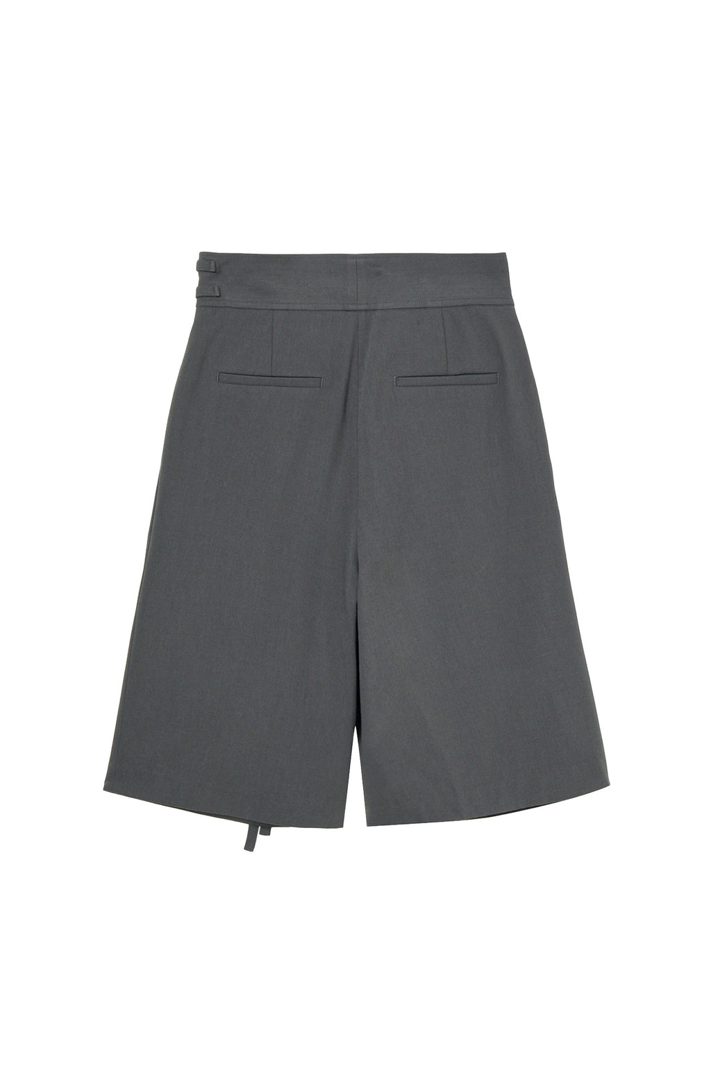 Deinet - Belted Wrap Bermuda Pants (Grey) product image 2 | TRAB K-Fashion Australia