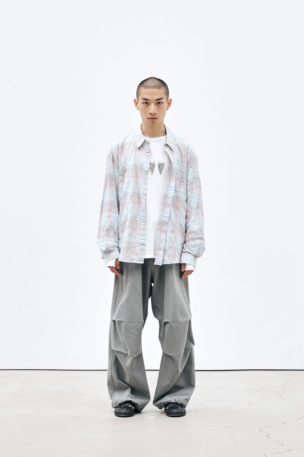 Hatchingroom - Classic Shirt Multi Check (White) product image 6 | TRAB K-Fashion Australia