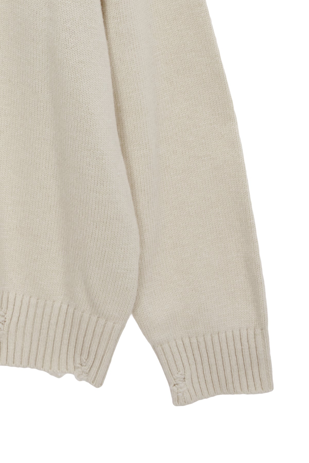 Matin Kim - Matin Sleeve Line Knit Pullover (Ivory) product image 4 | TRAB K-Fashion Australia