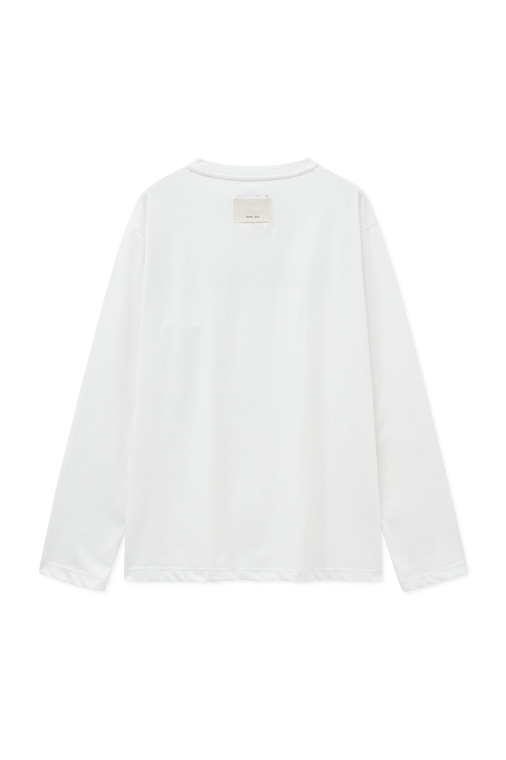 Matin Kim - Jacquard Graphic Long Sleeve Top (White) product image 5 | TRAB K-Fashion Australia