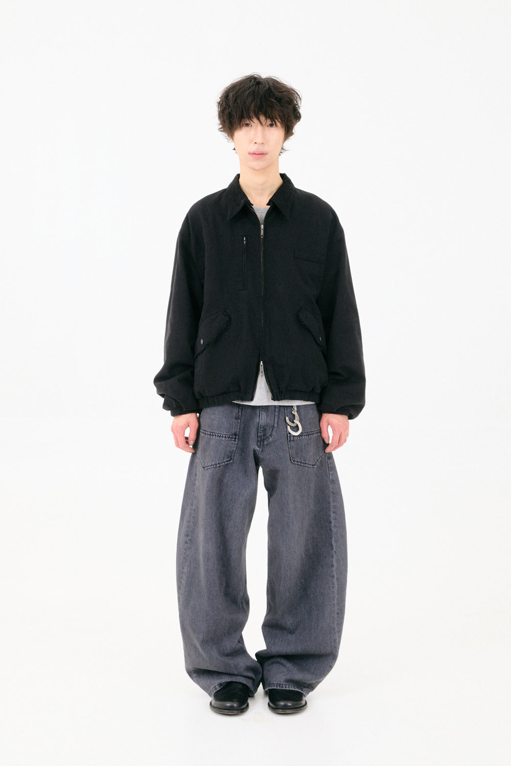 Hatchingroom - Detachable Flight Jacket (Black) product image 8 | TRAB K-Fashion Australia