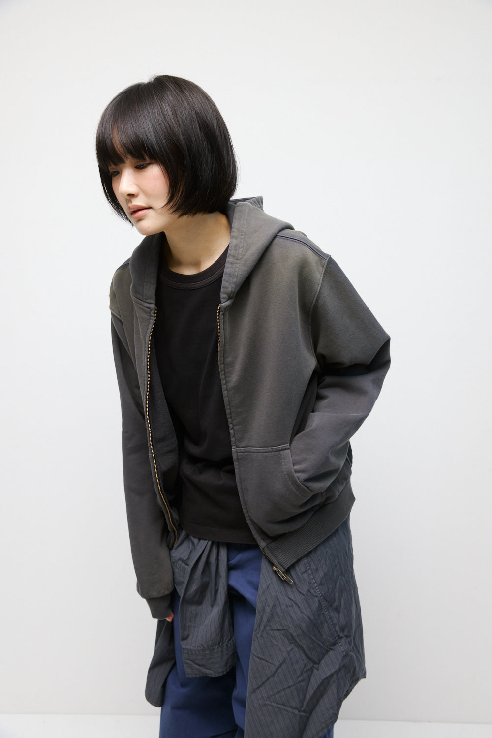 Hatchingroom - VTG Hoodie (Bleached Charcoal) product image 7 | TRAB K-Fashion Australia