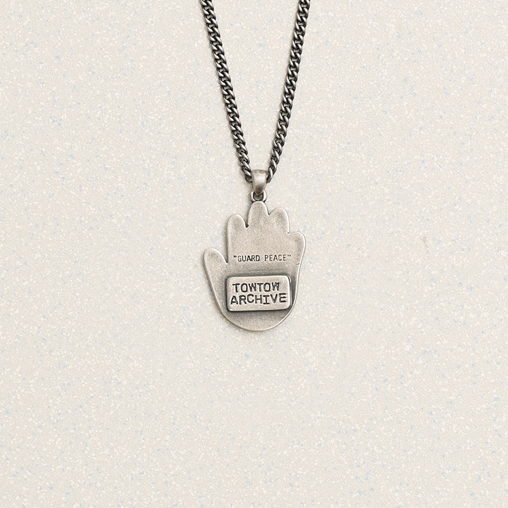 Towtow Archive - Open Hand Spiral Necklace Silver Burnish (OC) product image 4 | TRAB K-Fashion Australia