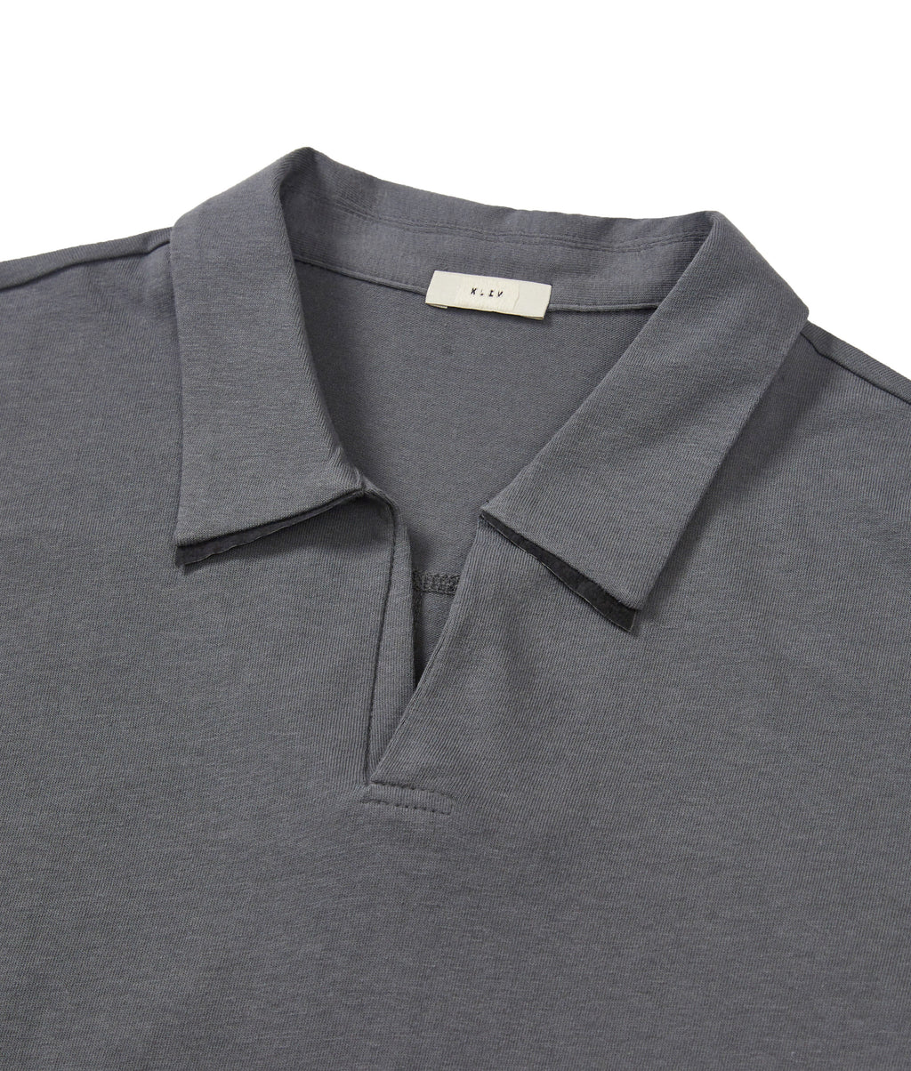 XLIM - Ep.9 01 Polo Shirt (Charcoal) product image 8 | TRAB K-Fashion Australia