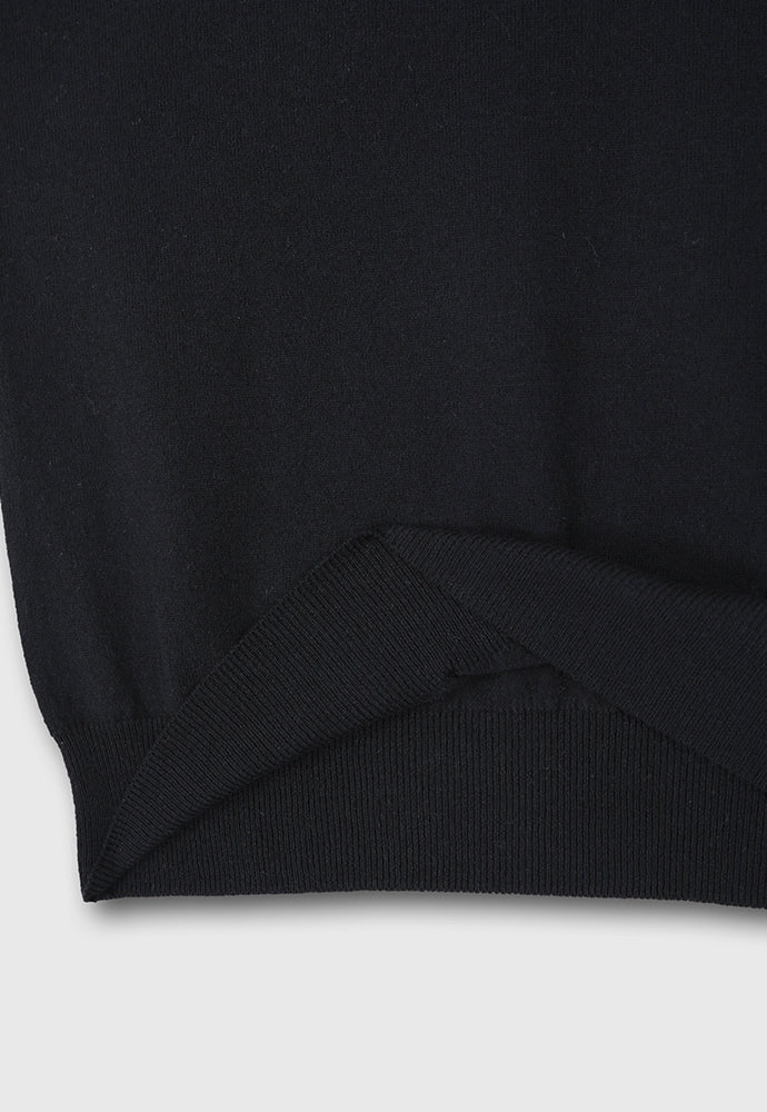 Tonywack - Super Fine Wool Cuffs Button Knit (Dark Navy) product image 12 | TRAB K-Fashion Australia