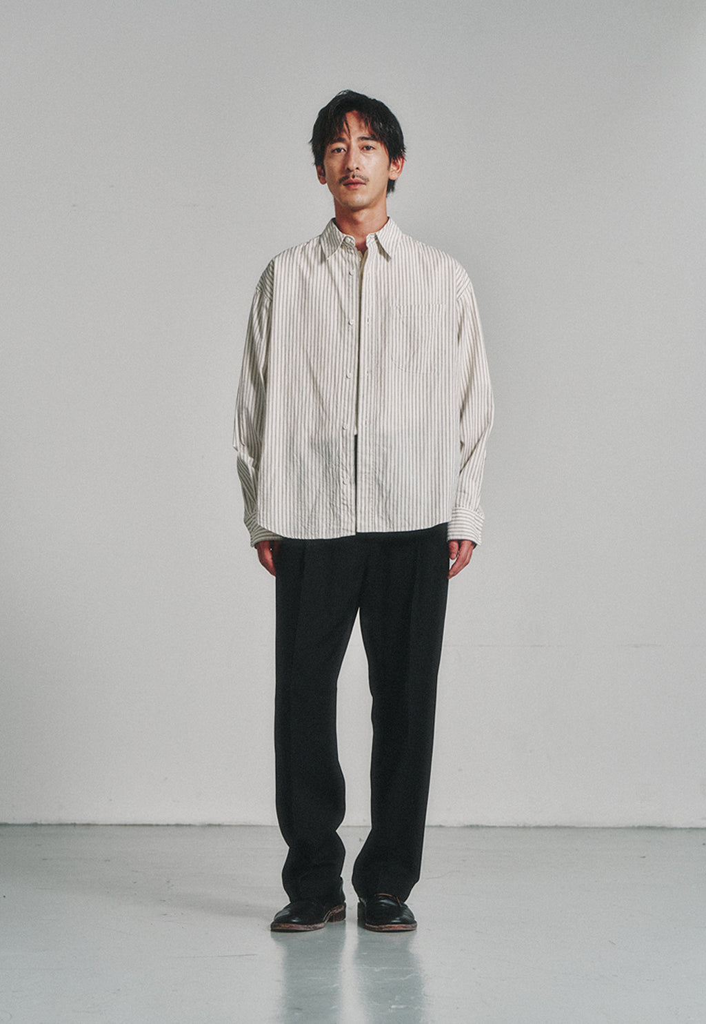 Art if acts - Stripe Shirt (Ivory) product image 2 | TRAB K-Fashion Australia