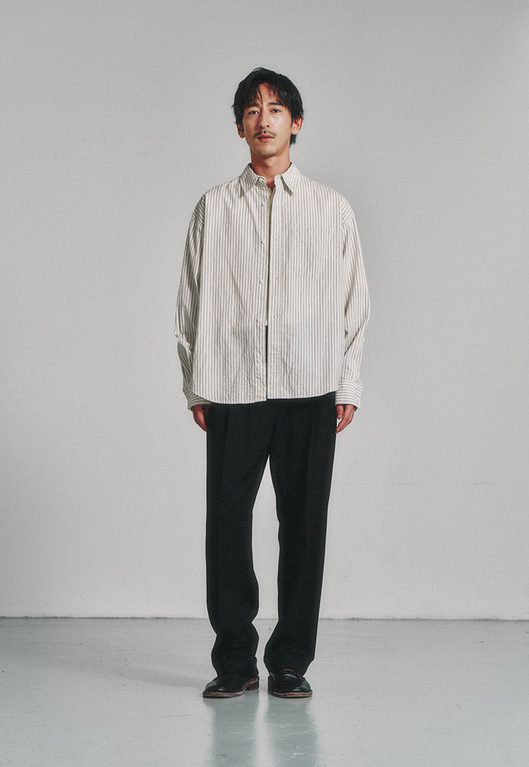 Art if acts - Stripe Shirt (Ivory) product image 2 | TRAB K-Fashion Australia