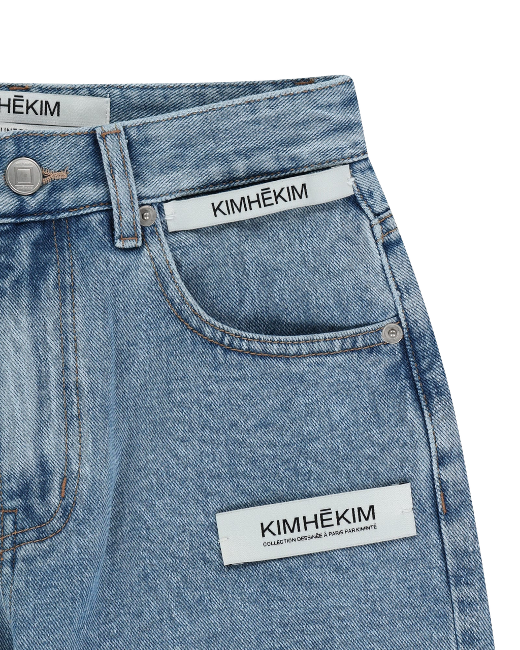 Kimhe Kim - Sarah Label Jeans (Sky Blue) product image 4 | TRAB K-Fashion Australia