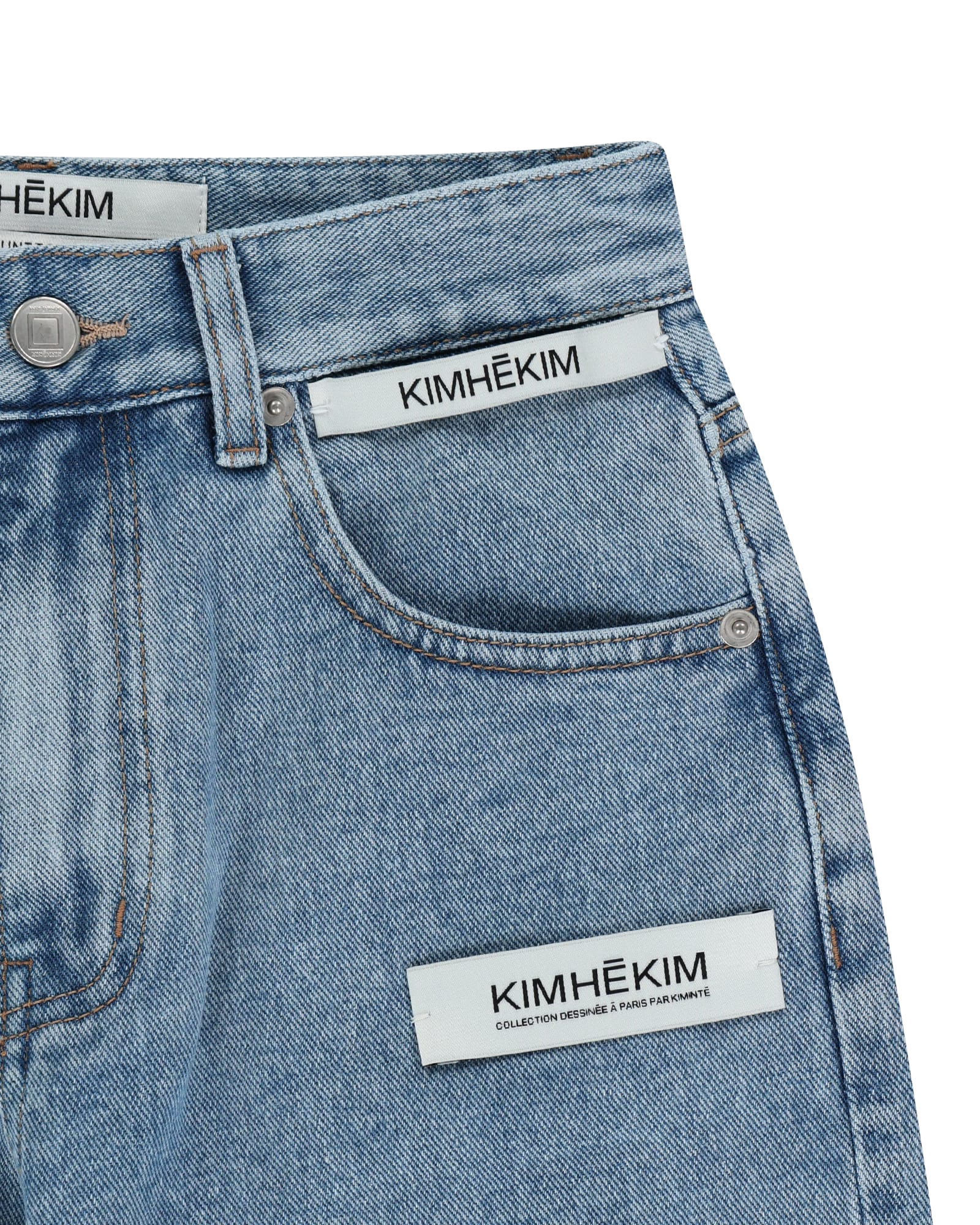 Kimhe Kim - Sarah Label Jeans (Sky Blue) product image 4 | TRAB K-Fashion Australia