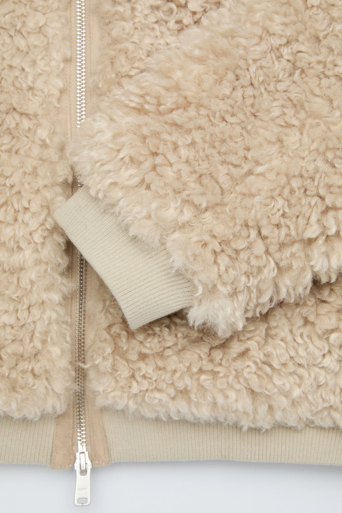 Coor - Curly Fake Fur Jumper (Beige) product image 6 | TRAB K-Fashion Australia