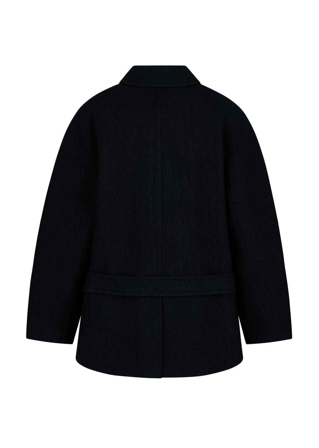 Amomento - belted mid coat (Black) product image 8 | TRAB K-Fashion Australia