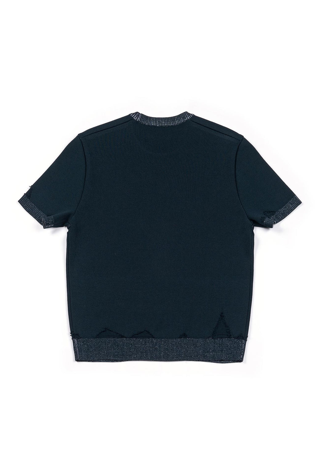 Ioedle - Utopia Vintage Jacquard Short Sleeve Knit (Navy) product image 3 | TRAB K-Fashion Australia