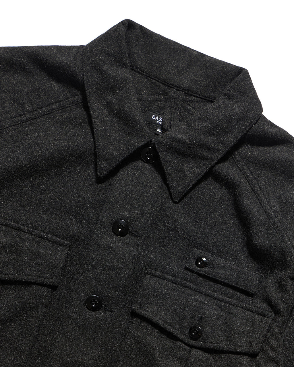 Eastlogue - Safari Field Shirts Jacket (Charcoal Wool) product image 7 | TRAB K-Fashion Australia