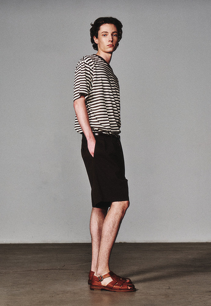 Art if acts - Washed Chino Shorts (Old Brown) product image 4 | TRAB K-Fashion Australia