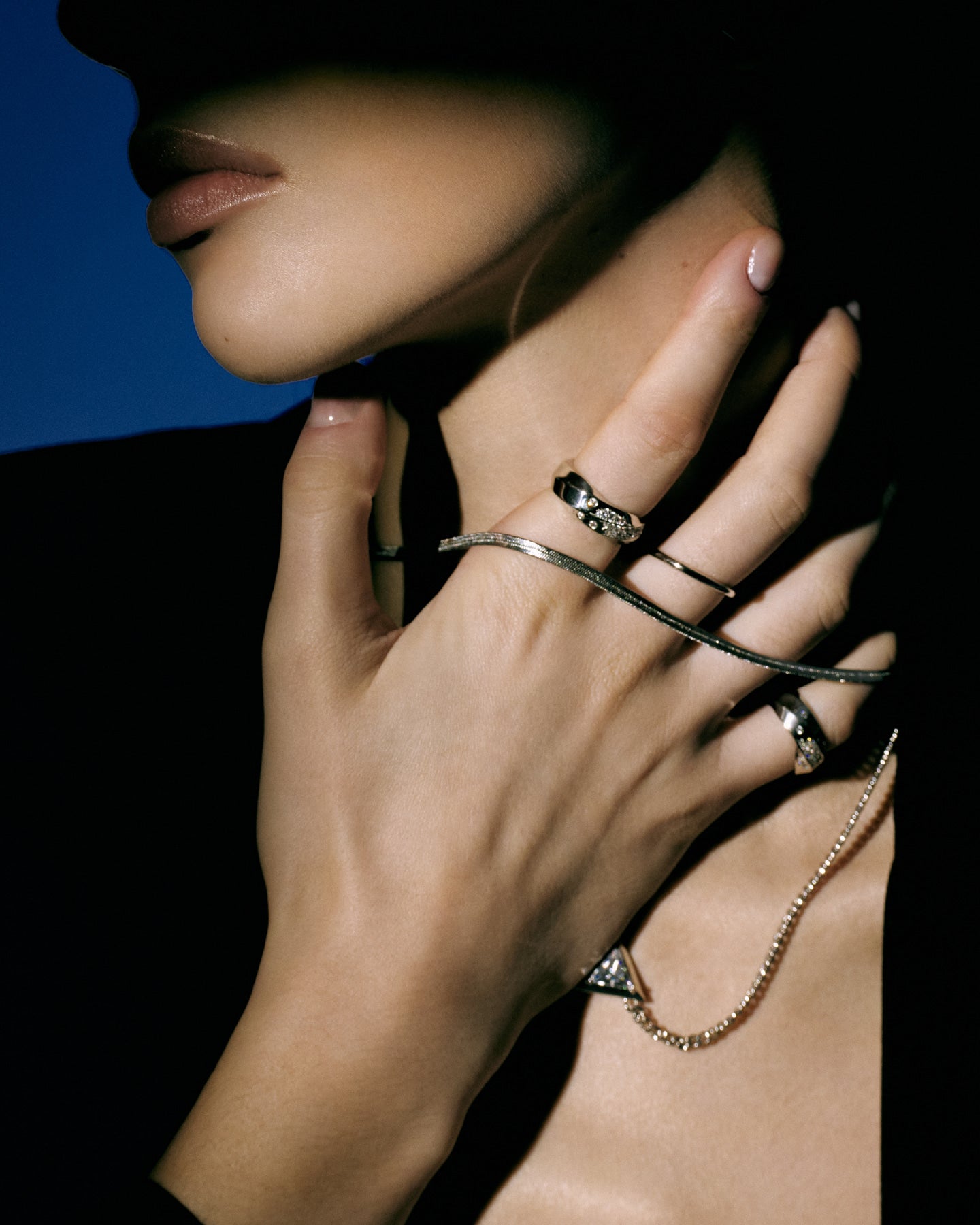 Numbering - Flat Snake Chain Necklace #5748 product image 2 | TRAB K-Fashion Australia