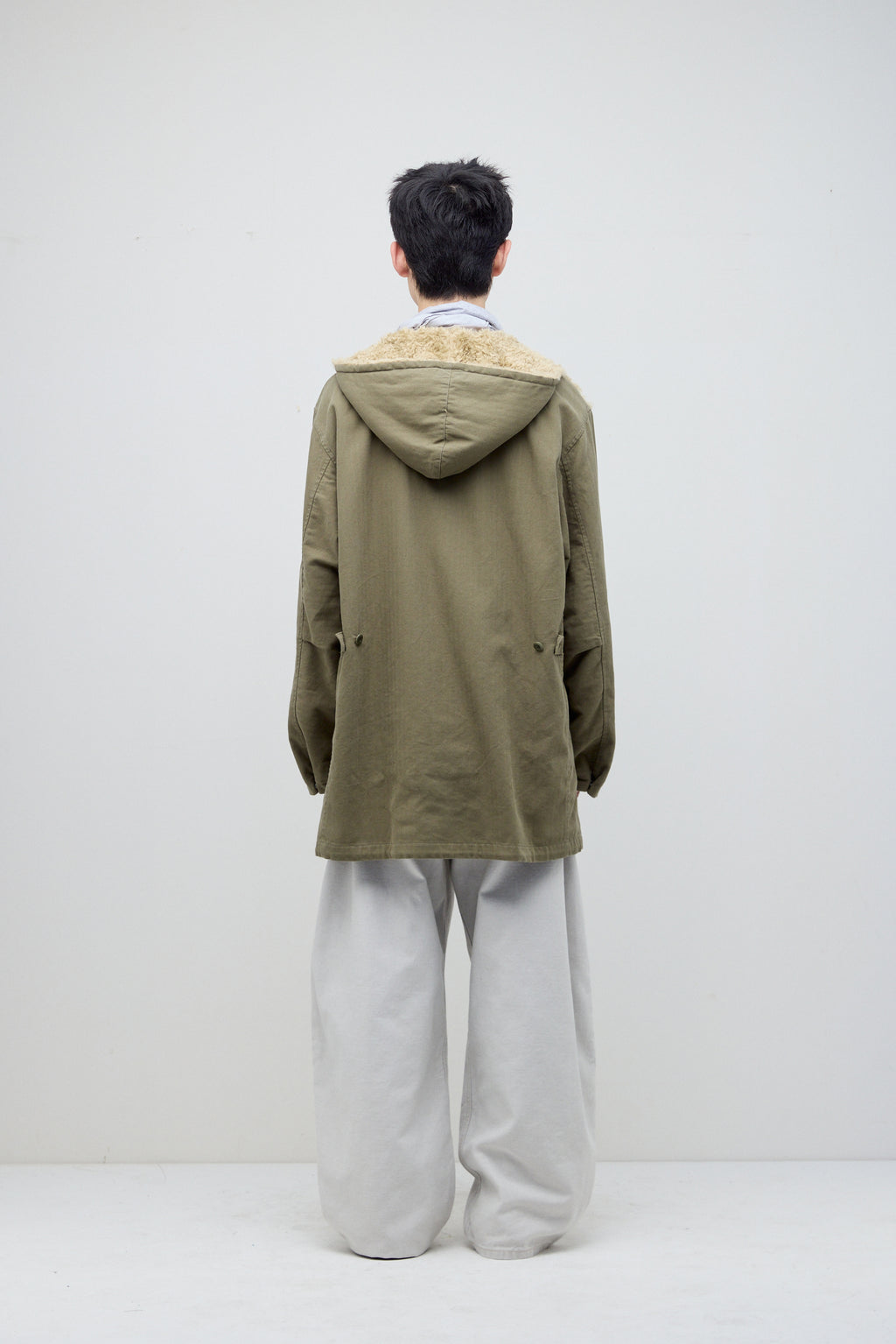 Hatchingroom - Hooded Mil Parka (Khaki) product image 6 | TRAB K-Fashion Australia