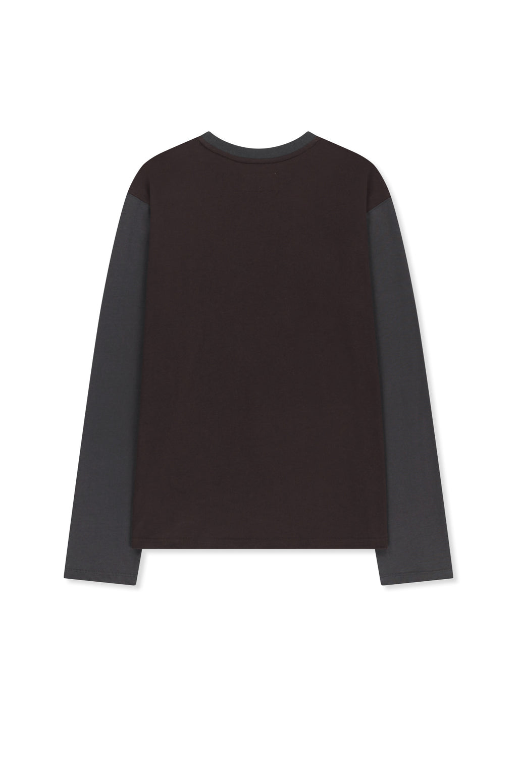 Matin Kim - Tonal Block Logo Top (Brown) product image 2 | TRAB K-Fashion Australia